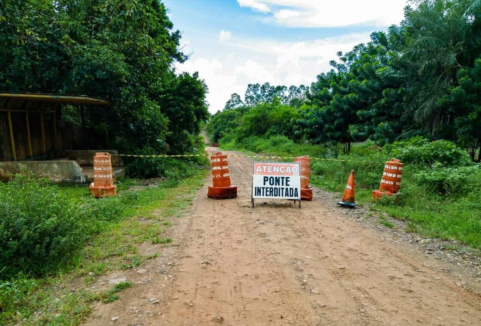 Imagem de compartilhamento para o artigo Ponte antiga de madeira em São Gabriel do Oeste é interditada para reforma da MS Todo dia